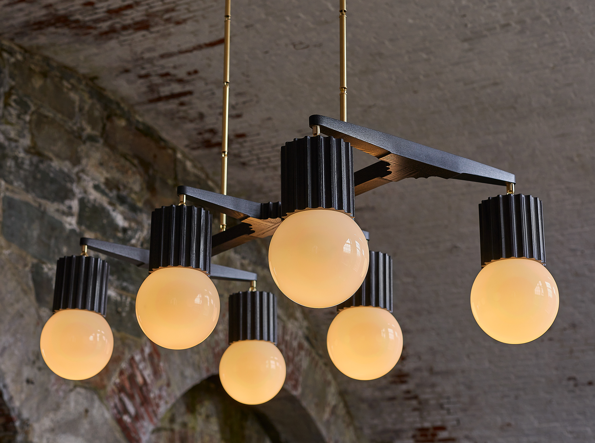 Aster Chandelier 6 Globe - 50" x 31"