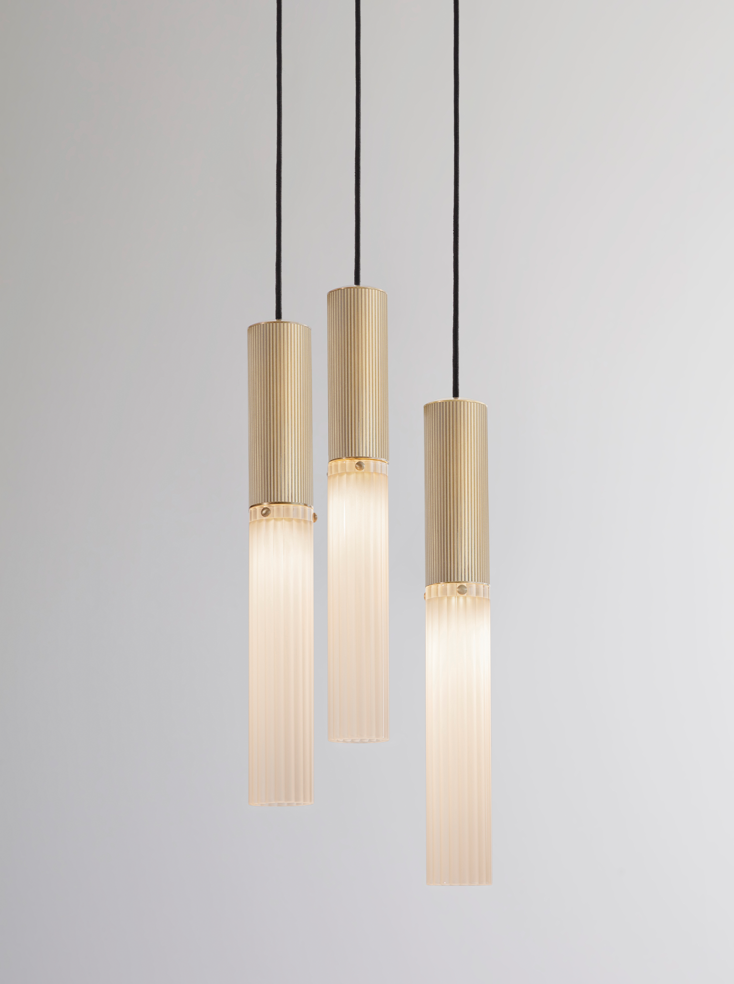 Flume 50 Pendant - 3 Drop Grouping