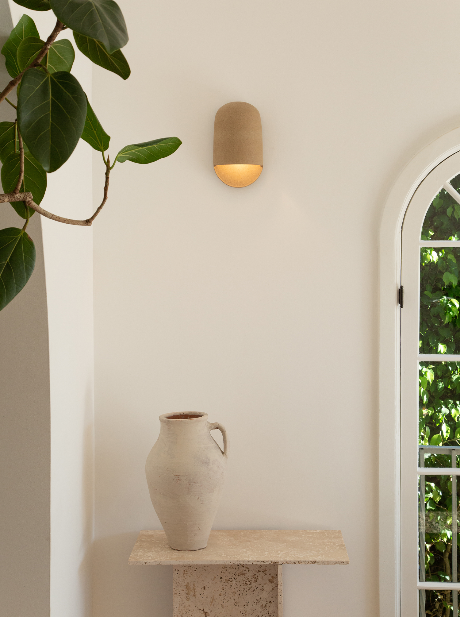 Tera Sconce - Unglazed