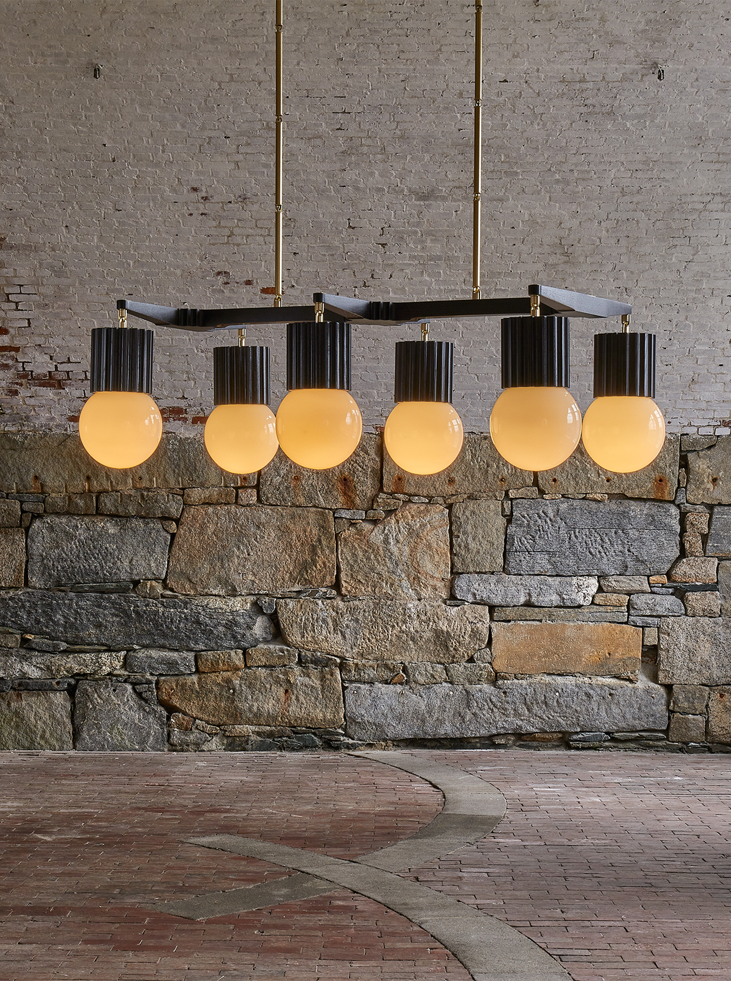 Aster Chandelier 6 Globe - 50" x 31"