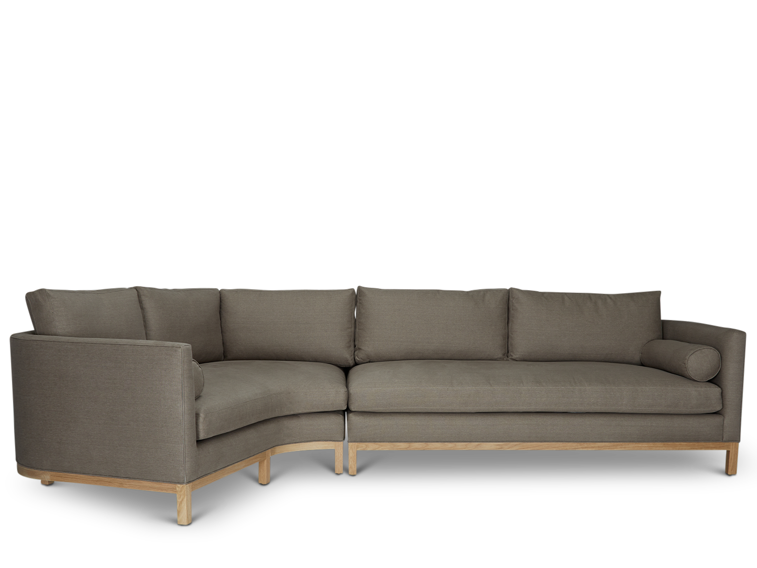 Curved Back Sectional