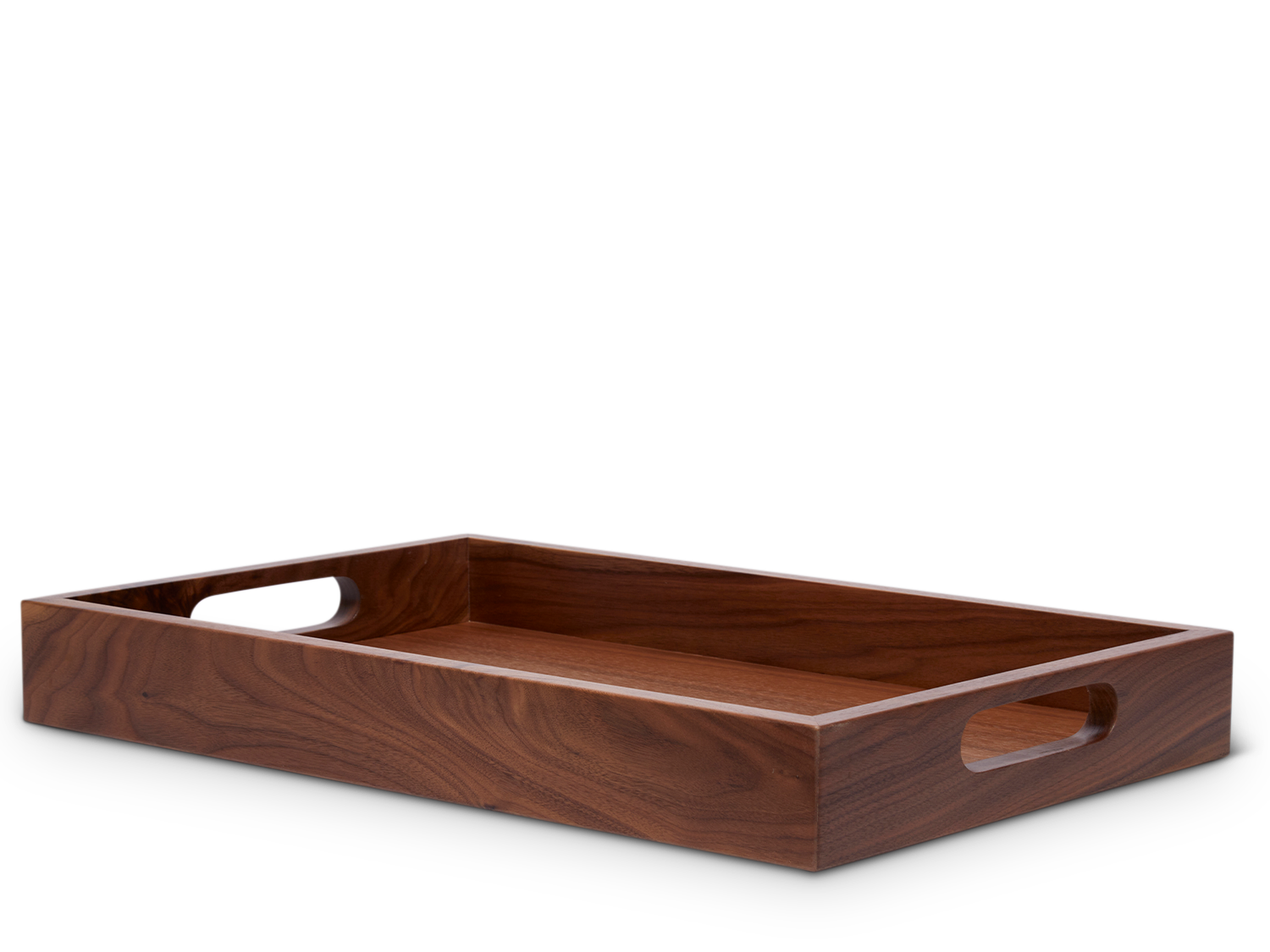 Moreno Tray - Rectangle - Natural Walnut