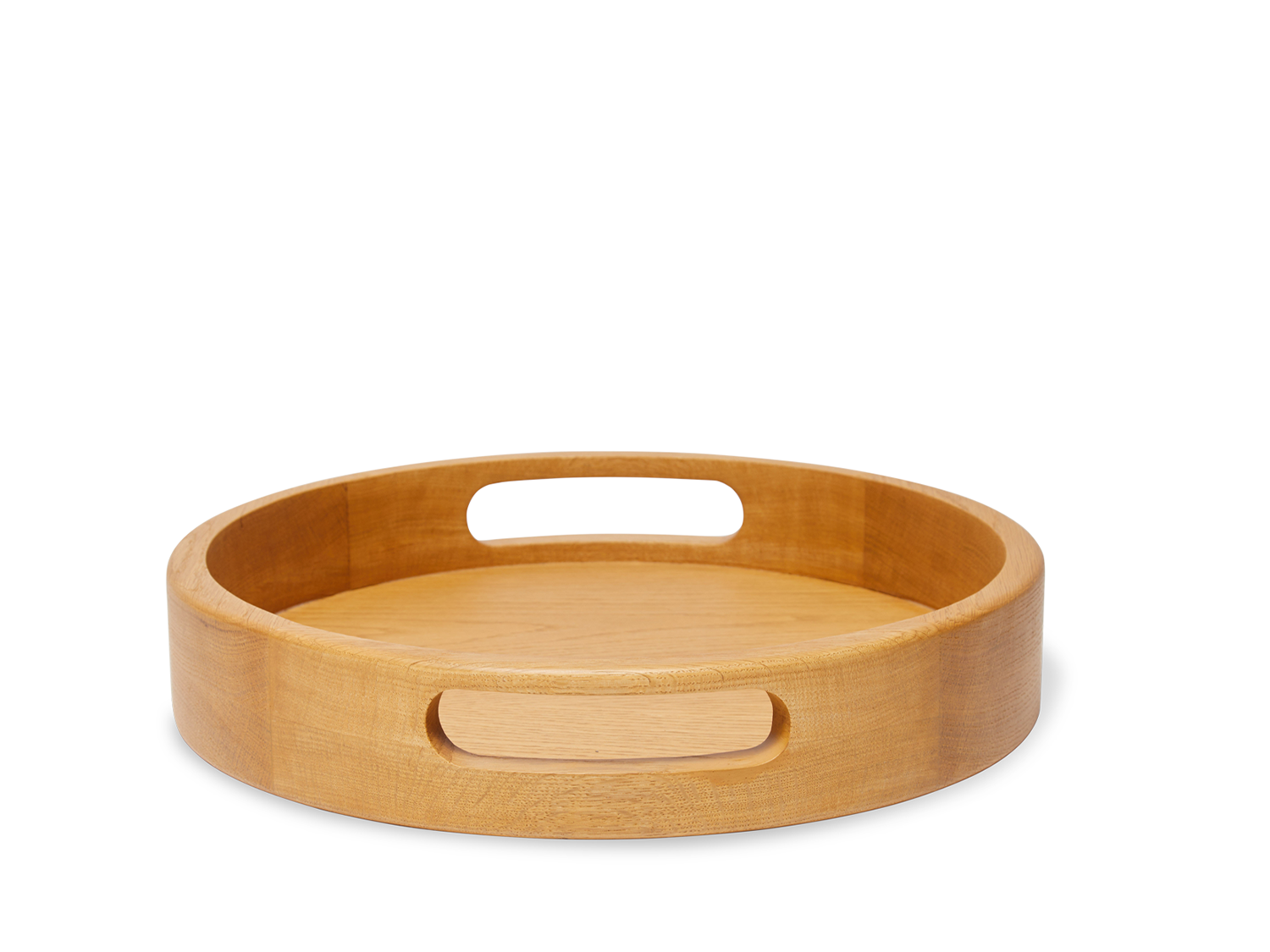 Moreno Tray - Round - Oiled Oak