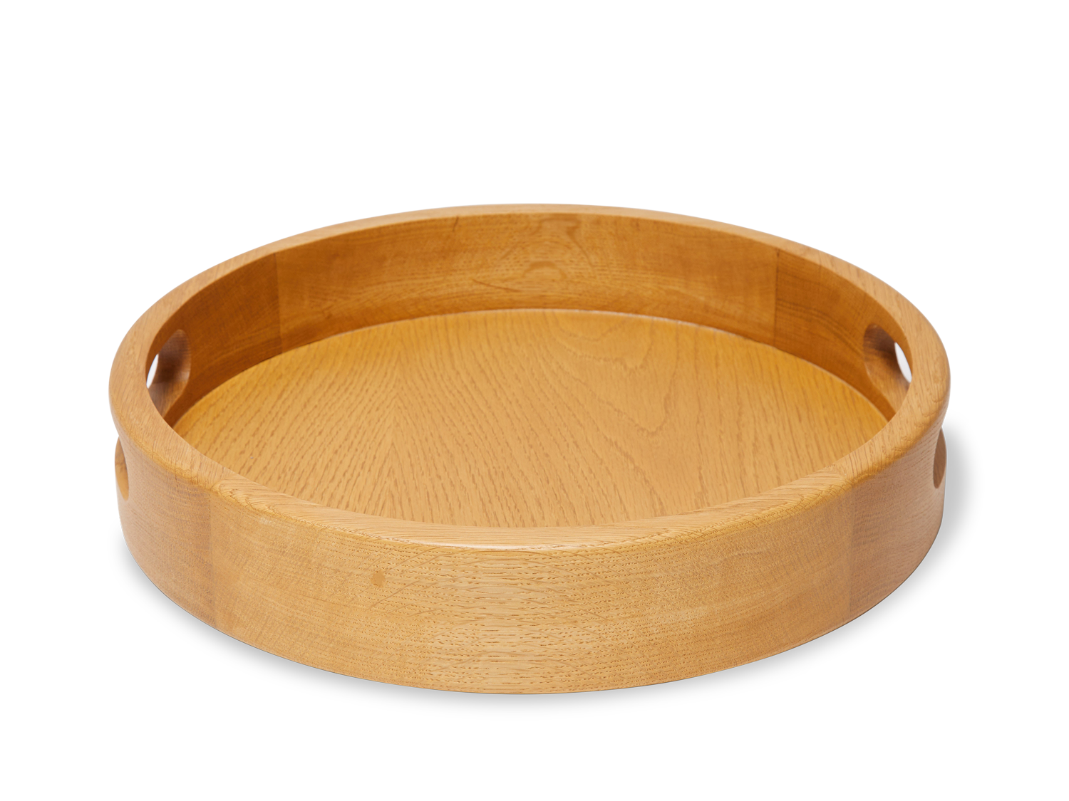 Moreno Tray - Round - Oiled Oak