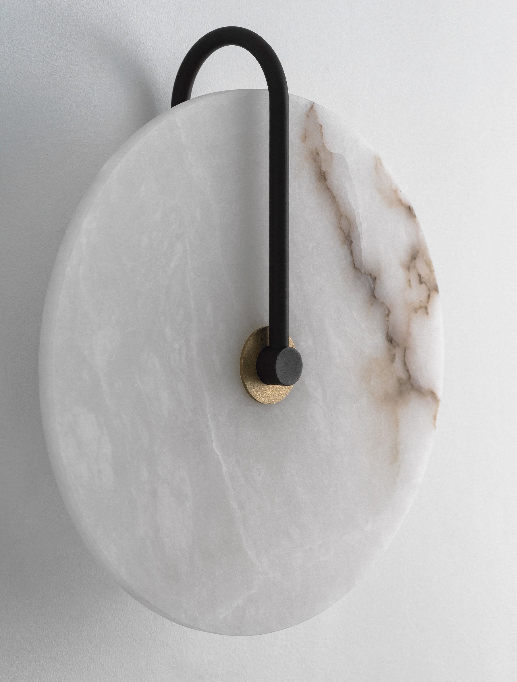 Slim Aperture - Alabaster Sconce 14"