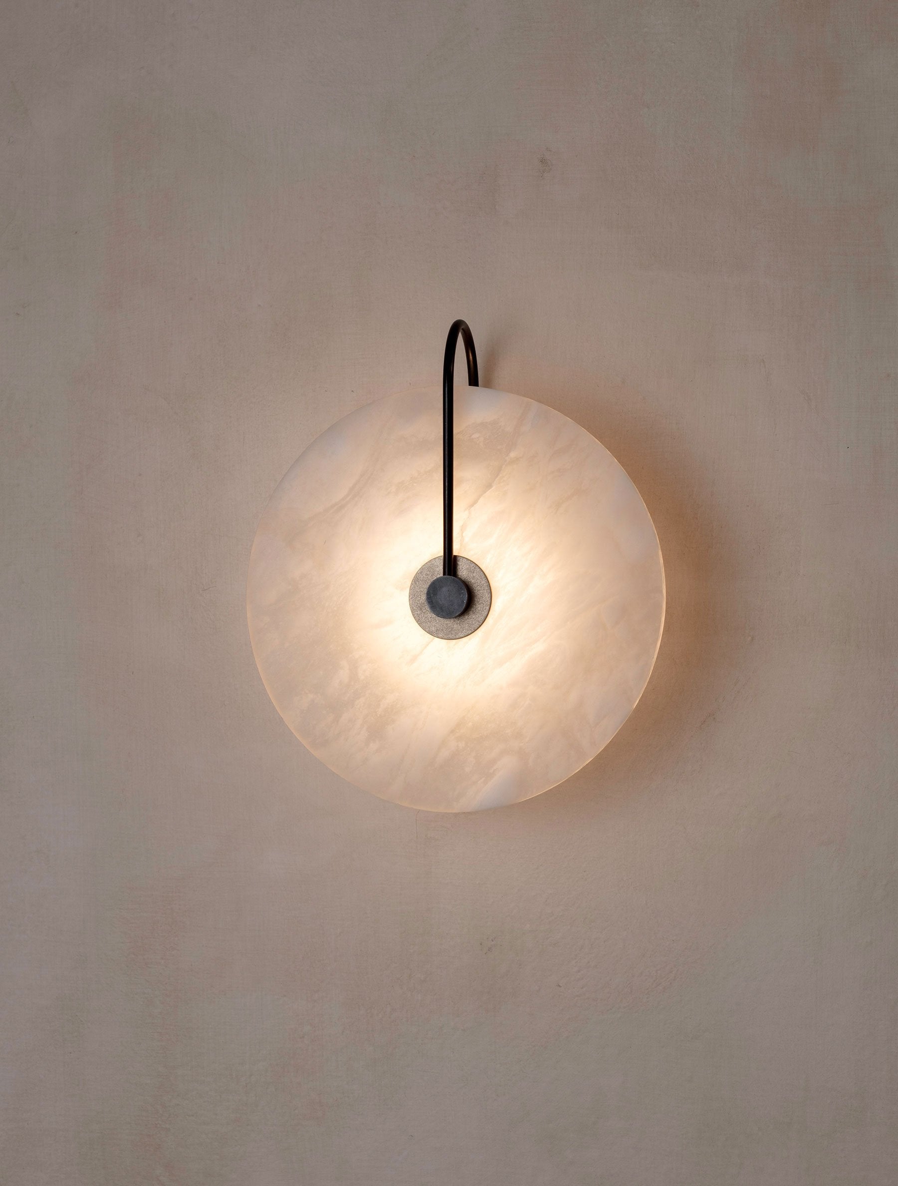 ADA Aperture - Alabaster Sconce 10"