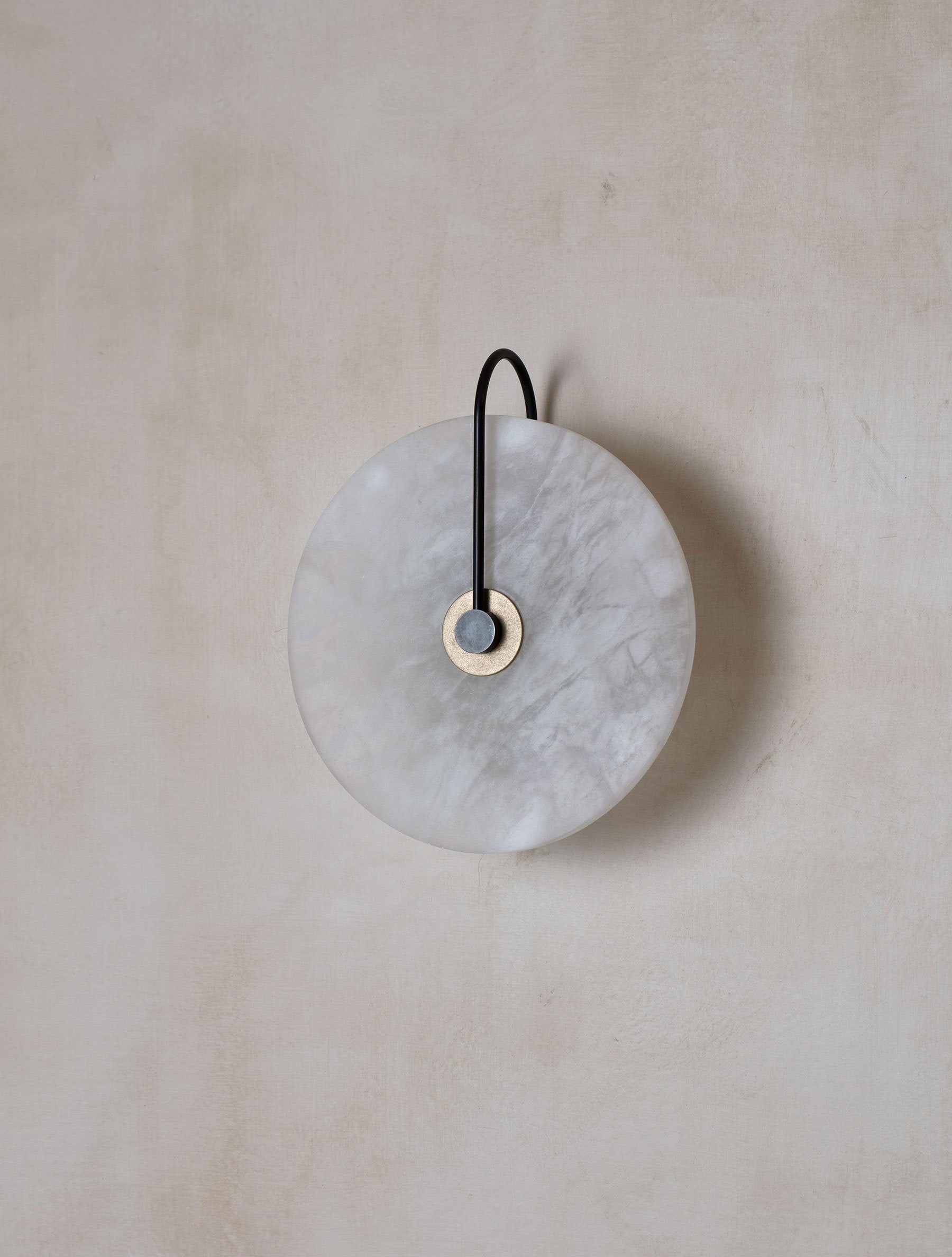 ADA Aperture - Alabaster Sconce 10"
