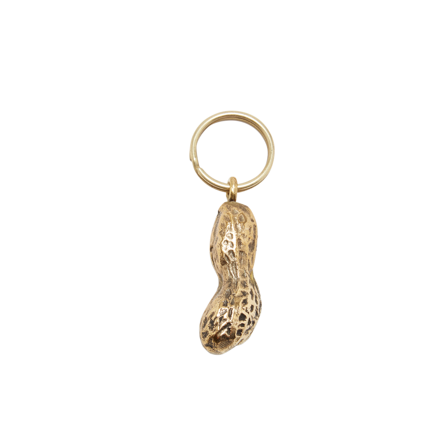 #5617 Brass Peanut Key Ring