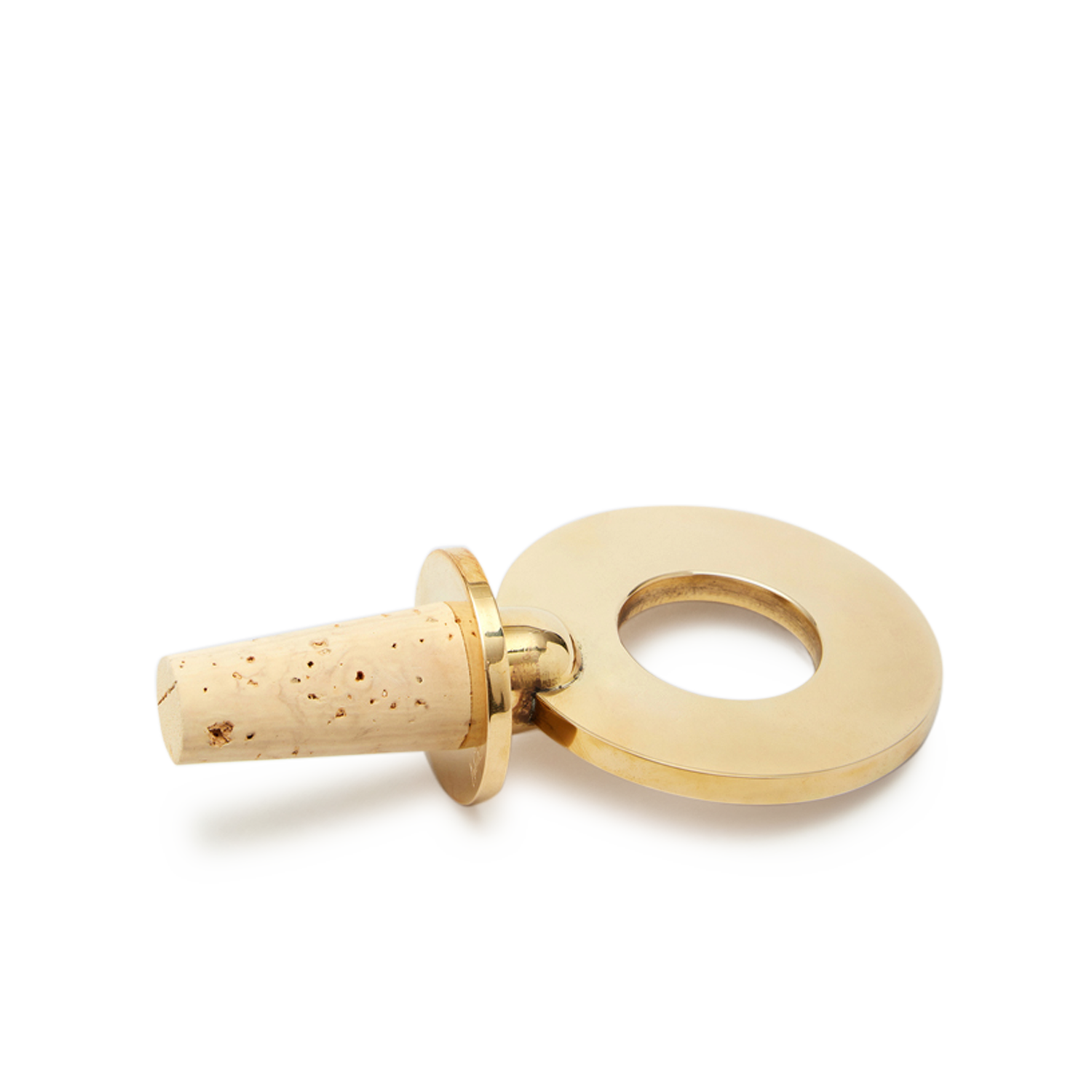 #5971-1 Brass Ring Wine Stopper