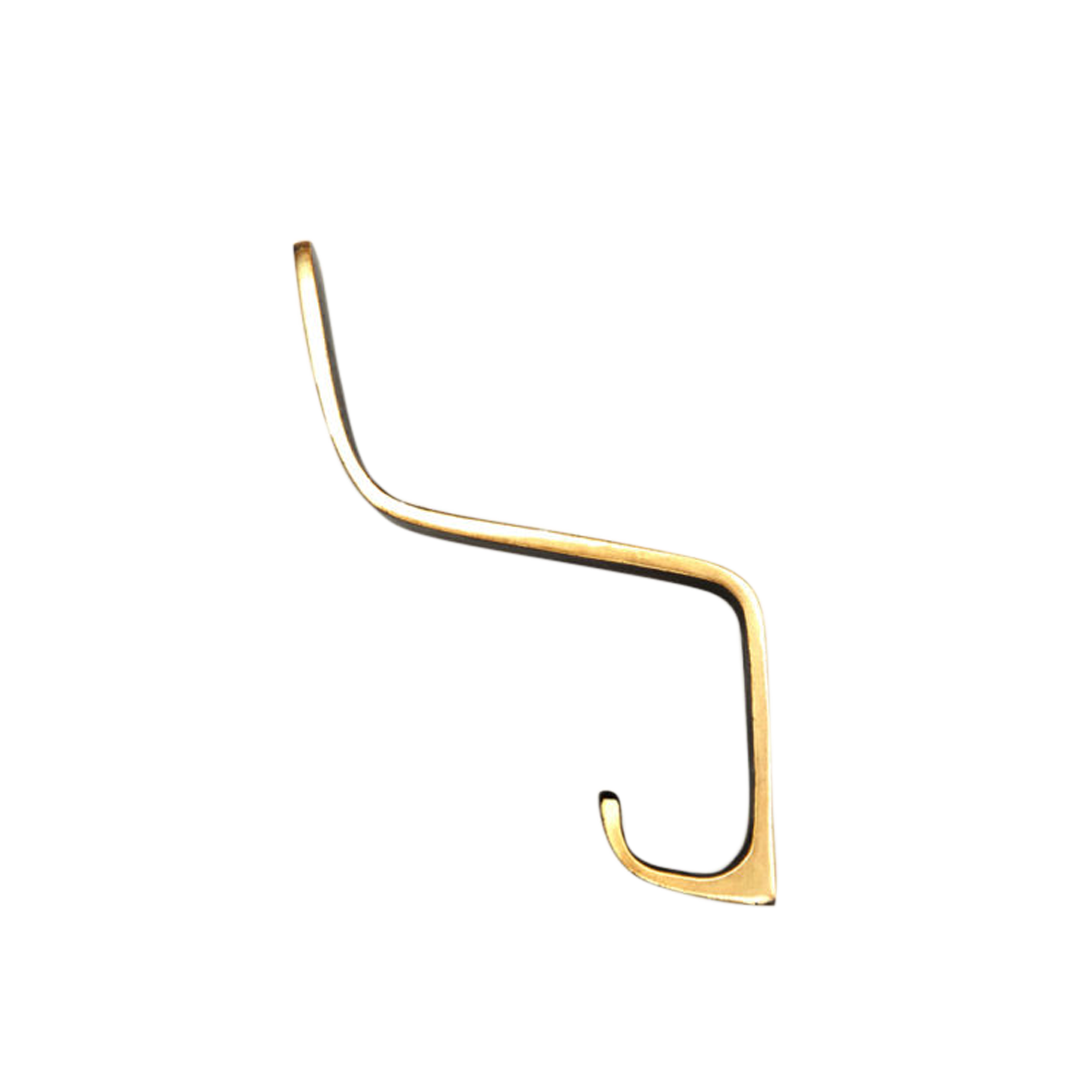 #5261-2 Large Rectangular Hook in Black